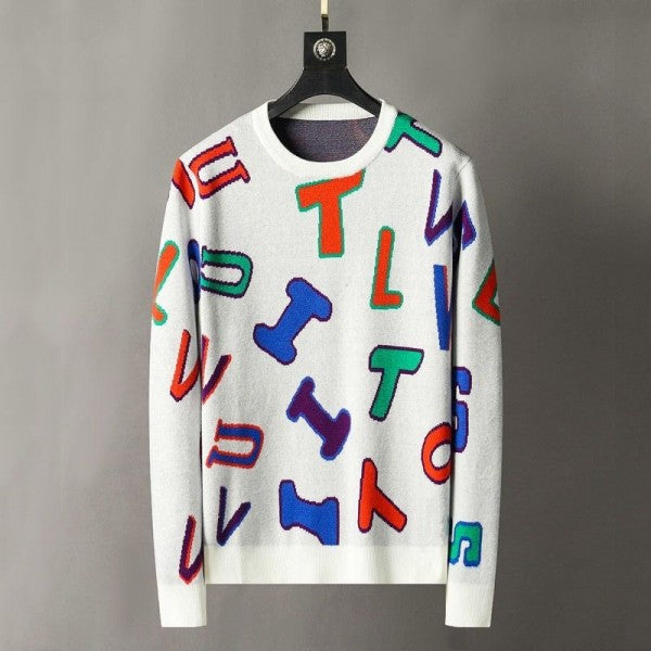 LOUIS_VUITTON PRINT PREMIUM TURKISH OVERSIZED SWEATER