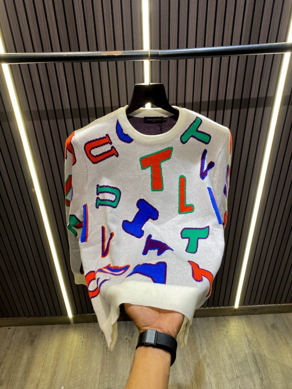 LOUIS_VUITTON PRINT PREMIUM TURKISH OVERSIZED SWEATER