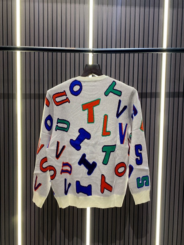 LOUIS_VUITTON PRINT PREMIUM TURKISH OVERSIZED SWEATER