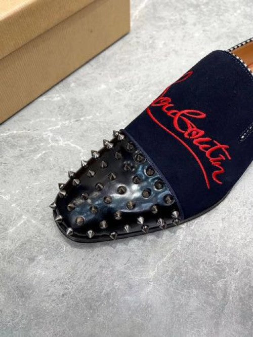 CHRISTIAN LOUBOUTIN OXFORD OUTLET LEATHER LOGO PREMIUM LOAFER