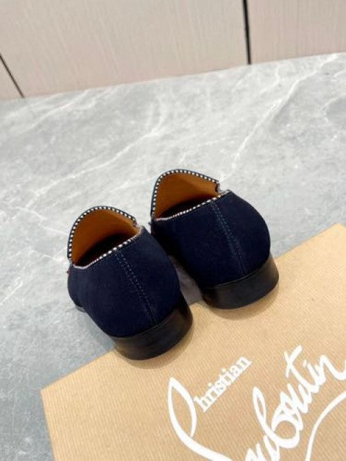 CHRISTIAN LOUBOUTIN OXFORD OUTLET LEATHER LOGO PREMIUM LOAFER