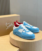 CHRISTIAN LOUBOTIN ASTROLOUBI CALF LEATHER MINERAL PREMIUM SNEAKER