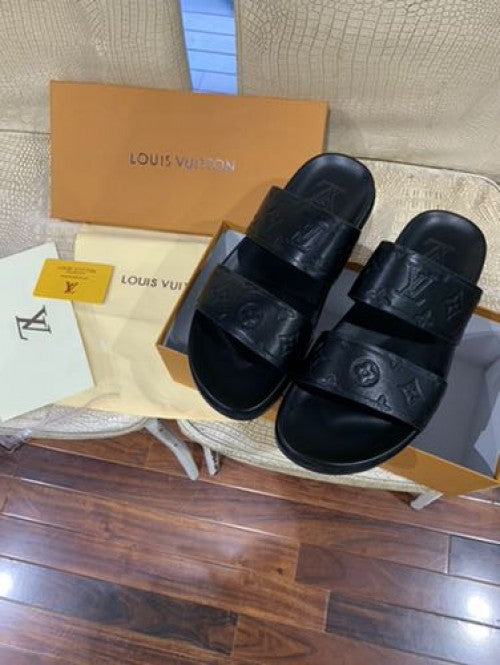 Louis Vuitton Palm Leather Premium Slide