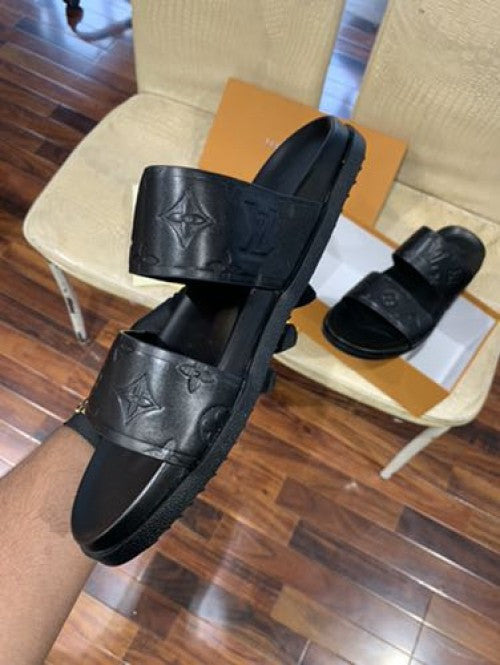 Louis Vuitton Palm Leather Premium Slide
