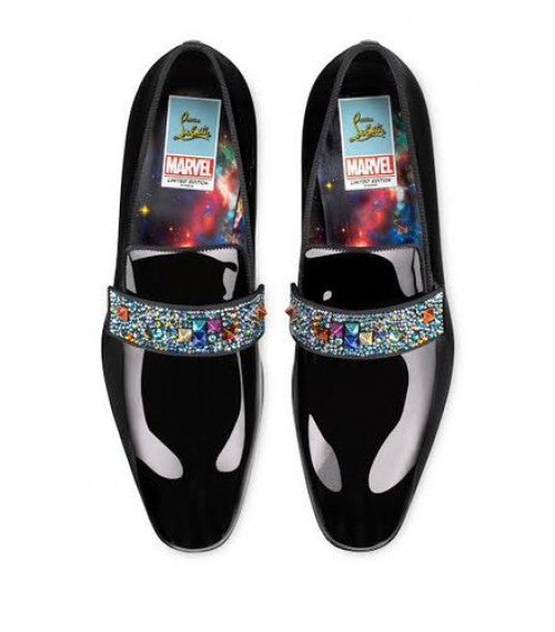 CHRISTIAN LOUBOTIN X MARVEL INFINITY ROCKS LIMITED EDITION PARTY WEAR PREMIUM LOAFER