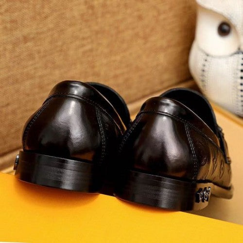 LOUIS VUITTO_N monogram premium leather loafer