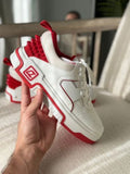 CHRISTIAN LOUBOTIN ASTROLOUBI LOW TOP WHITE SNEAKER