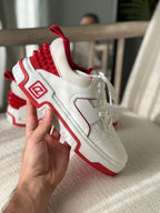 CHRISTIAN LOUBOTIN ASTROLOUBI LOW TOP WHITE SNEAKER