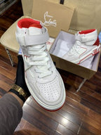 CHRISTIAN LOUBOTIN ASTROLOUBI SPIKE HIGH TOP PREMIUM SNEAKER