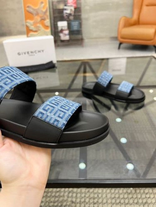 Givenchy Premium Denim Leather Slide