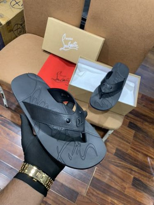 Christian Loubotin Premium Leather Slide