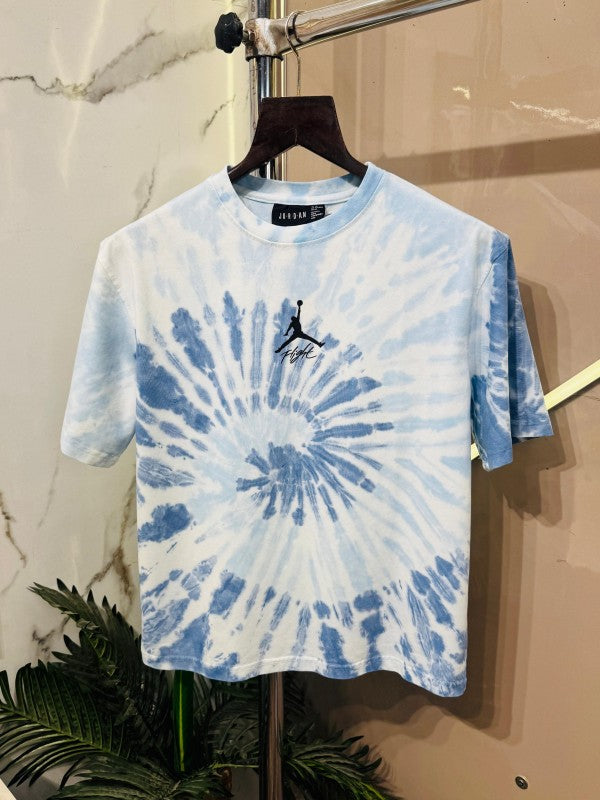.Air.Jordan.Flight.Imported.Tie.&.Dye.All.Over.Spray.Multicoloured.Printed.Very.Premium.Drop.Shoulder.Round.Neck.Tshirt.