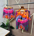 Versace 100% Imported All Over Digital Printed Very Premium Lycra Cord Set