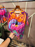 Versace 100% Imported All Over Digital Printed Very Premium Lycra Cord Set