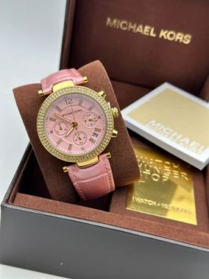 Michael Kors Ladies Leather Watch