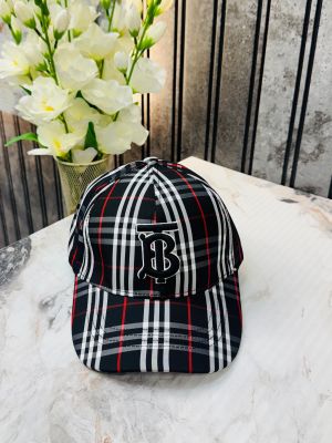 Burberry London 100% Imported Heavy Embroidery Work Premium Cap CS137