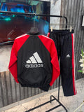 Adidas Imported Windbreaker Front & Back Embroidery Very Premium Full Tracksuit MR172