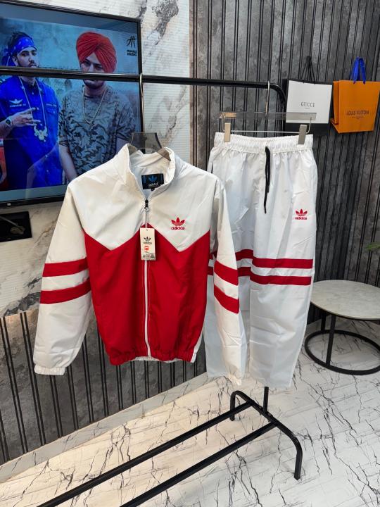 Adidas Imported Windbreaker Front Embroidery Very Premium Full Tracksuit MR180