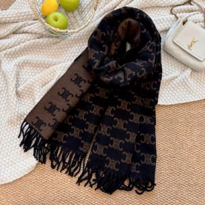 Celine Woollen Scarf With Plain Zip Lock Bag