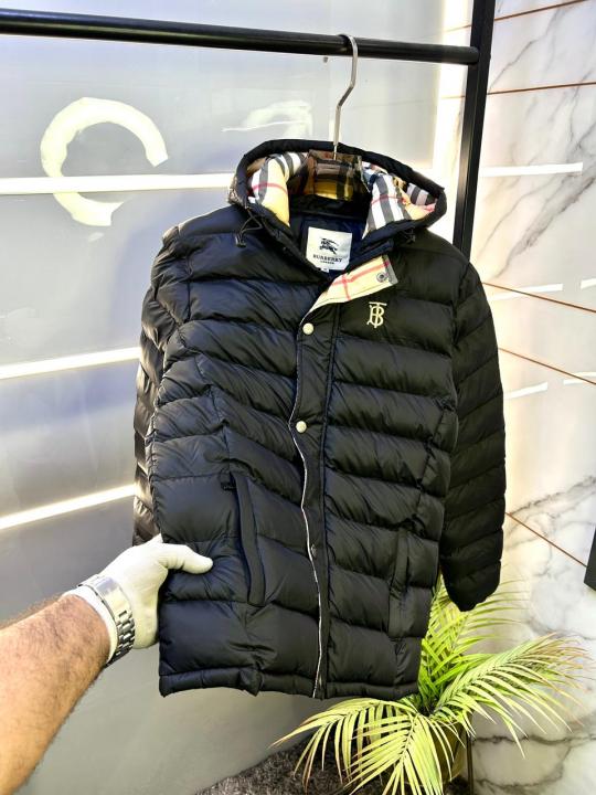 Burberr y Imported Black Super Premium Puffer Jacket F3098-BL