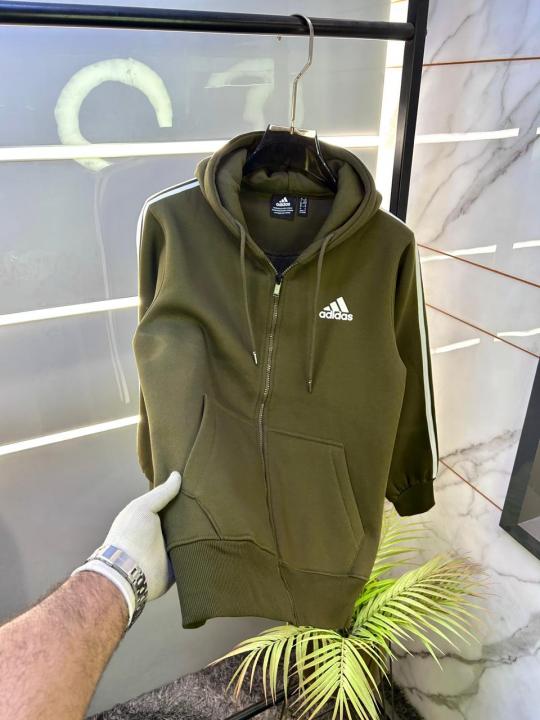 Adida s Imported Olive Super Premium Zipper Jacket F3334-OL