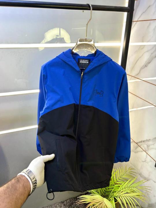Under Armou r Imported Blue Super Premium Wind Shetter Jacket F3322-BU